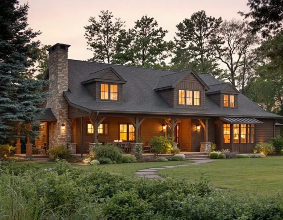 Maisons aux États-Unis : Un parfait équilibre entre Tradition et Modernité