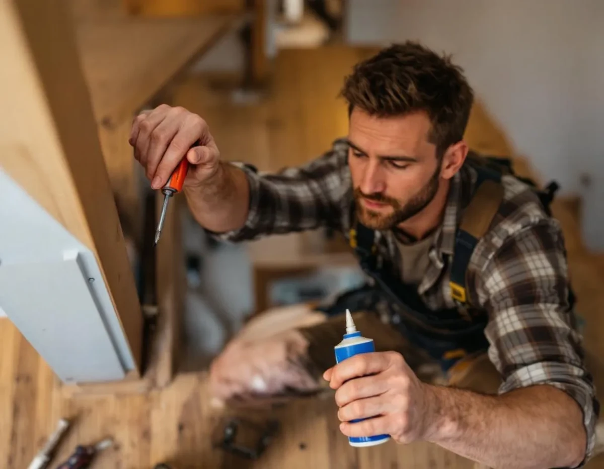 Résolvez les grincements d'escalier avec cette astuce d'entretien simple et efficace